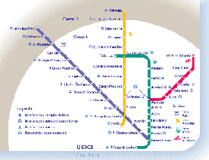 Localiza��o no IST em rela��o ao metro.